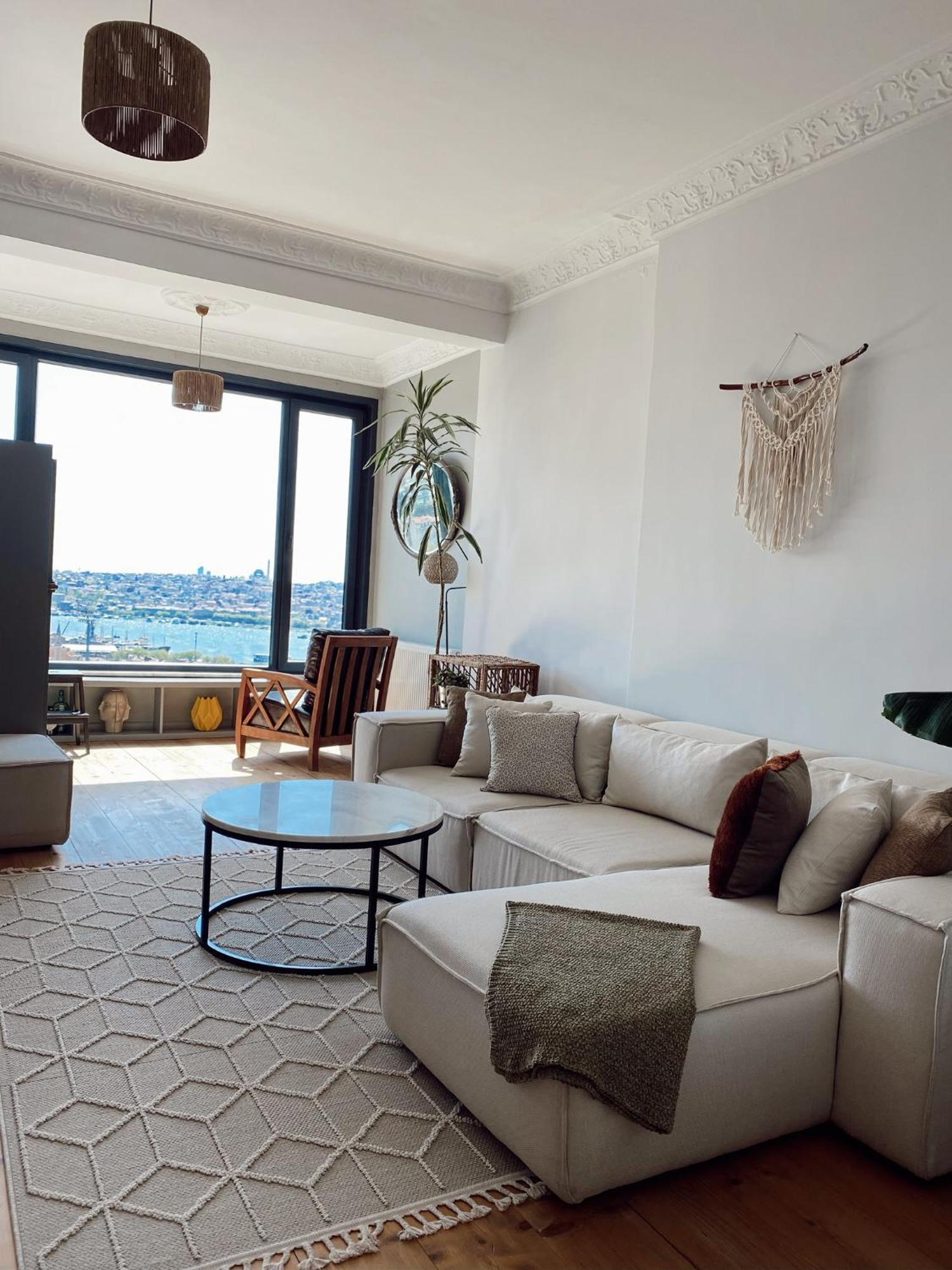 Fantastic golden horn view in Beyoglu, Cozy design Appartement Istanboel Buitenkant foto